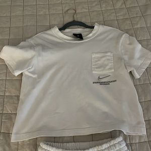 Worn once. Nike cotton t shirt / short combo